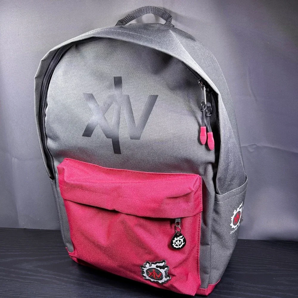 BAG ONLY Final Fantasy XIV Fan Fest 2018-2019 Backpack Gray Red Square Enix FF14